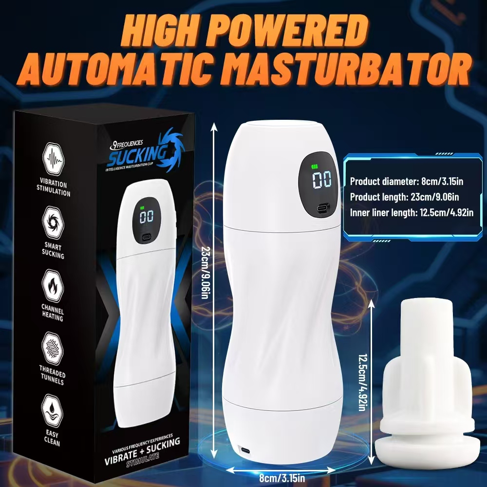 NO.10--Automatic Sucking Vibrating Male Masturbator