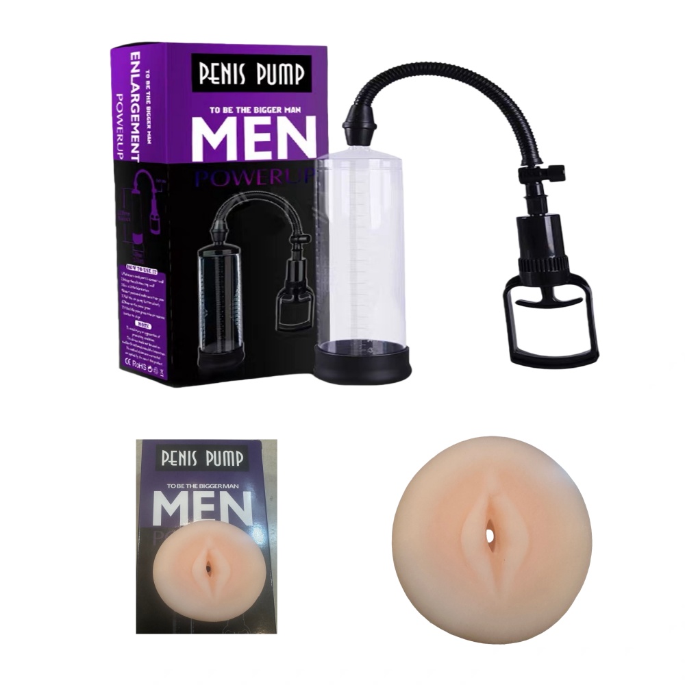 NO.9--Male Penis Pump Manual Enhancement Erection Trainer