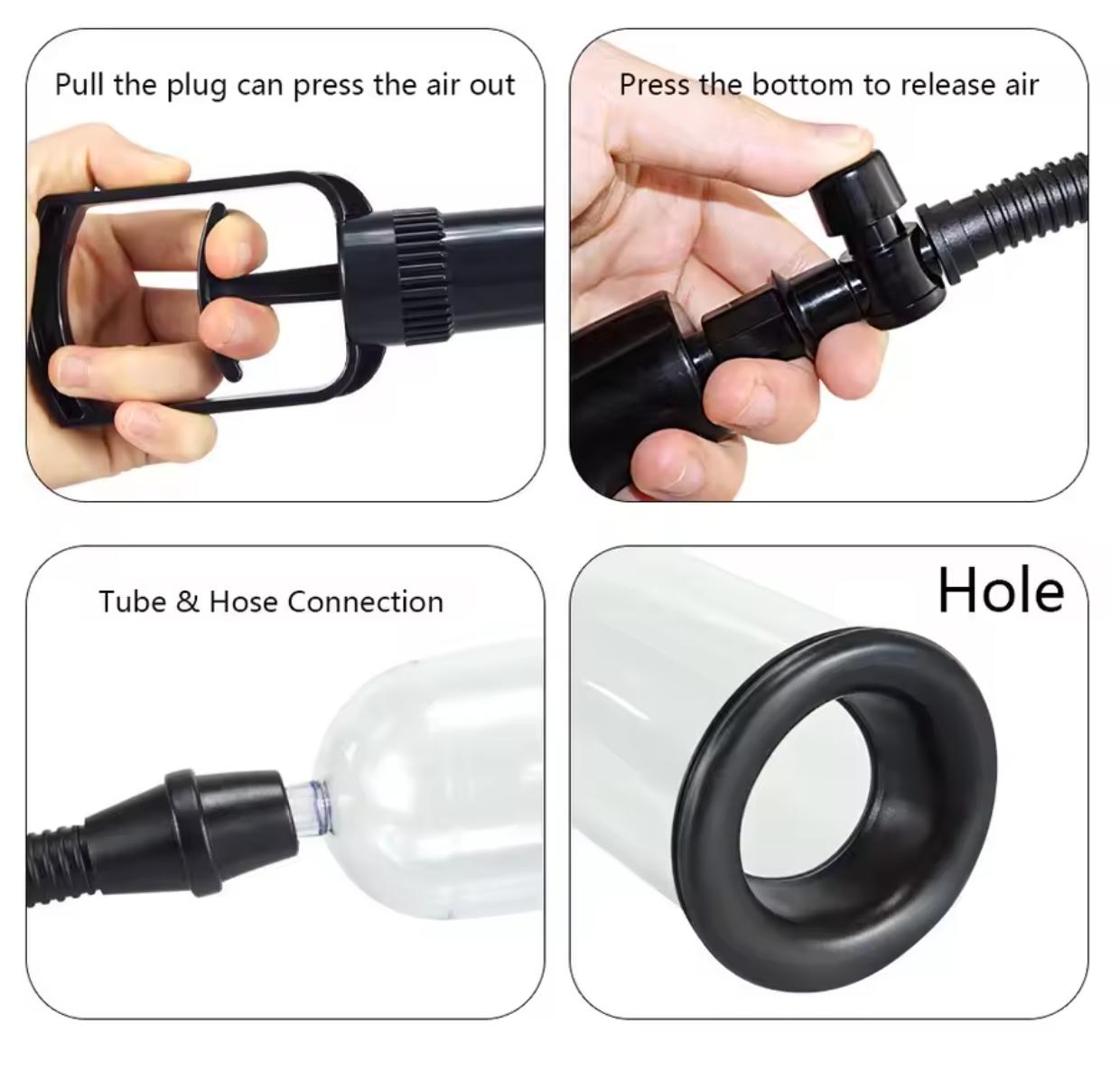 NO.9--Male Penis Pump Manual Enhancement Erection Trainer