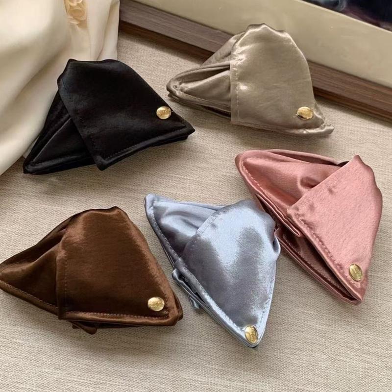 ￼ Kẹp Vỏ Sò Vải, Phong Cách Pháp Tối Giản, Dành Cho Nữ, Cảm Giác Cao Cấp, Kẹp Tóc, Kẹp Cá Mập, Phụ Kiện Tóc, Hàng Mới Về Năm 2025, Thiết Kế Thanh Lịch