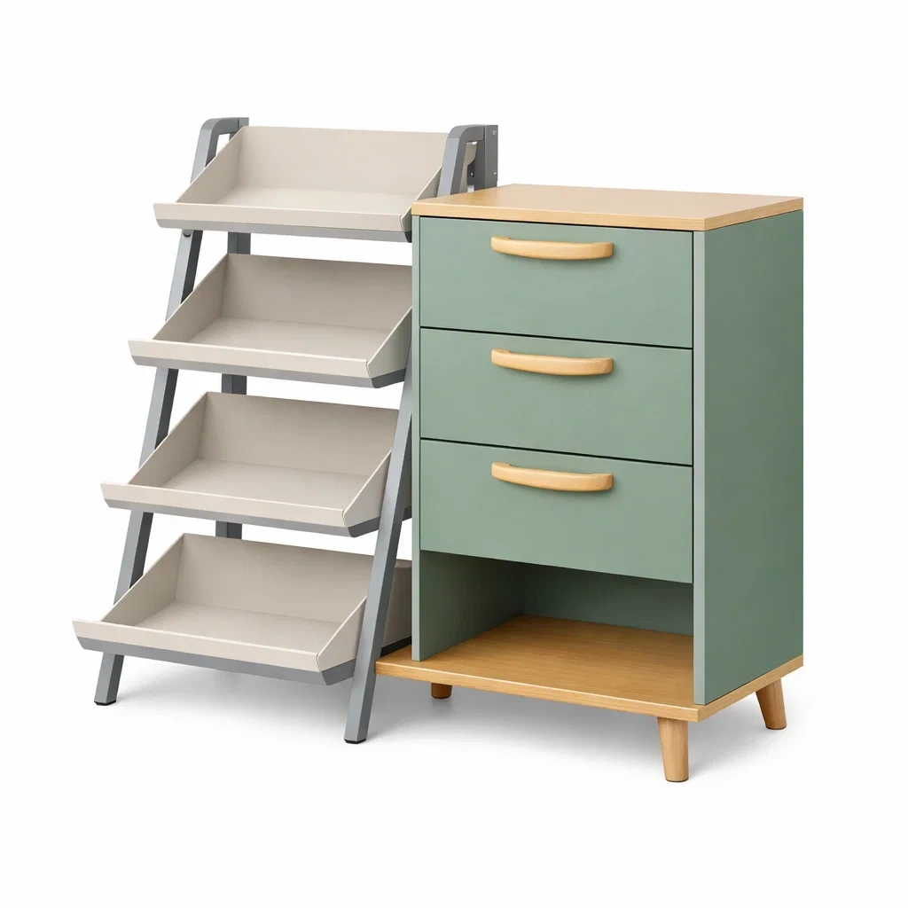 Compact Wooden Storage Rack Organiser-roomtimber