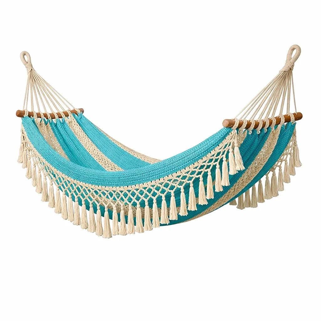 Crochet Edge Hammock C Blue-oaknestle