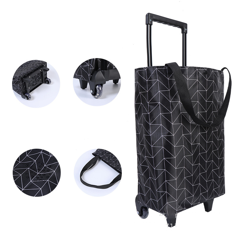 รถเข็นช้อปปิ้งแบบยืดไสลด์