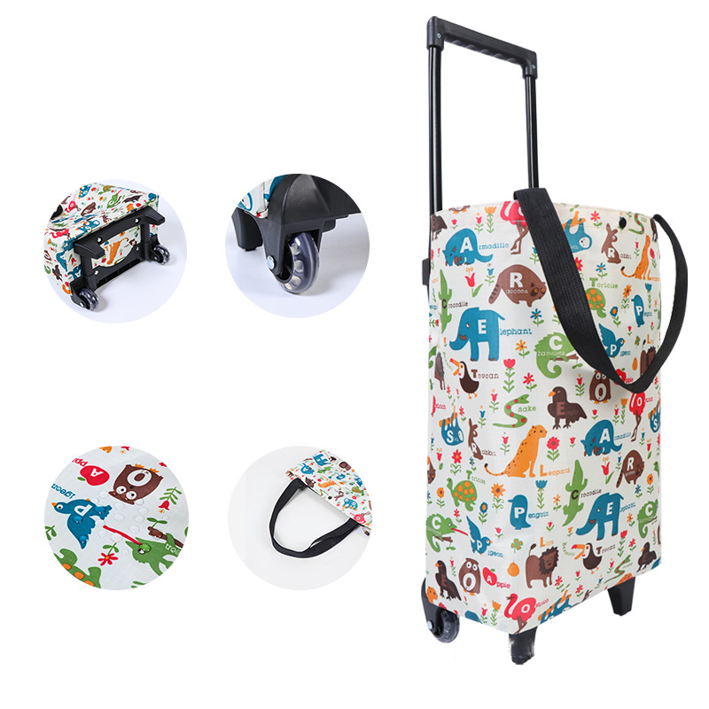 รถเข็นช้อปปิ้งแบบยืดไสลด์