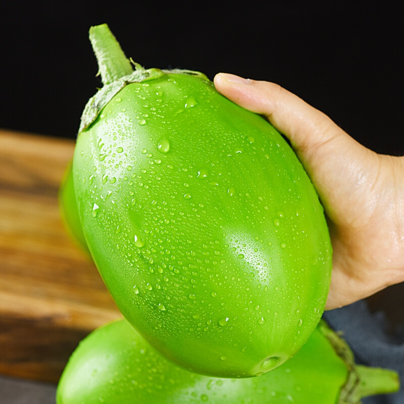 🍆 Zeleninové semená baklažánu Nubia – pruhovaný baklažán