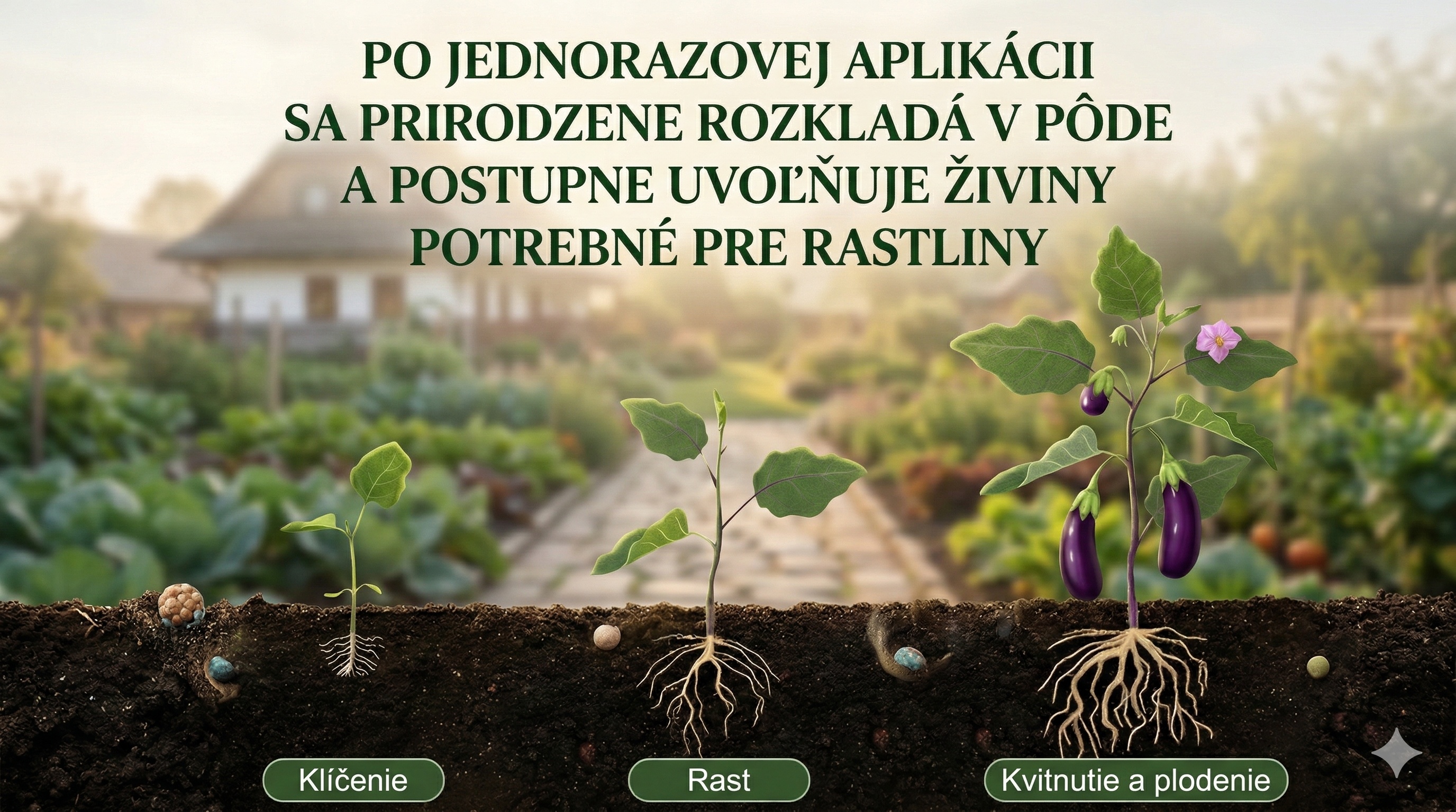 Organické hnojivo v tabletách s pomalým uvoľňovaním – Kompletná výživa pre vašu záhradu! 🌿