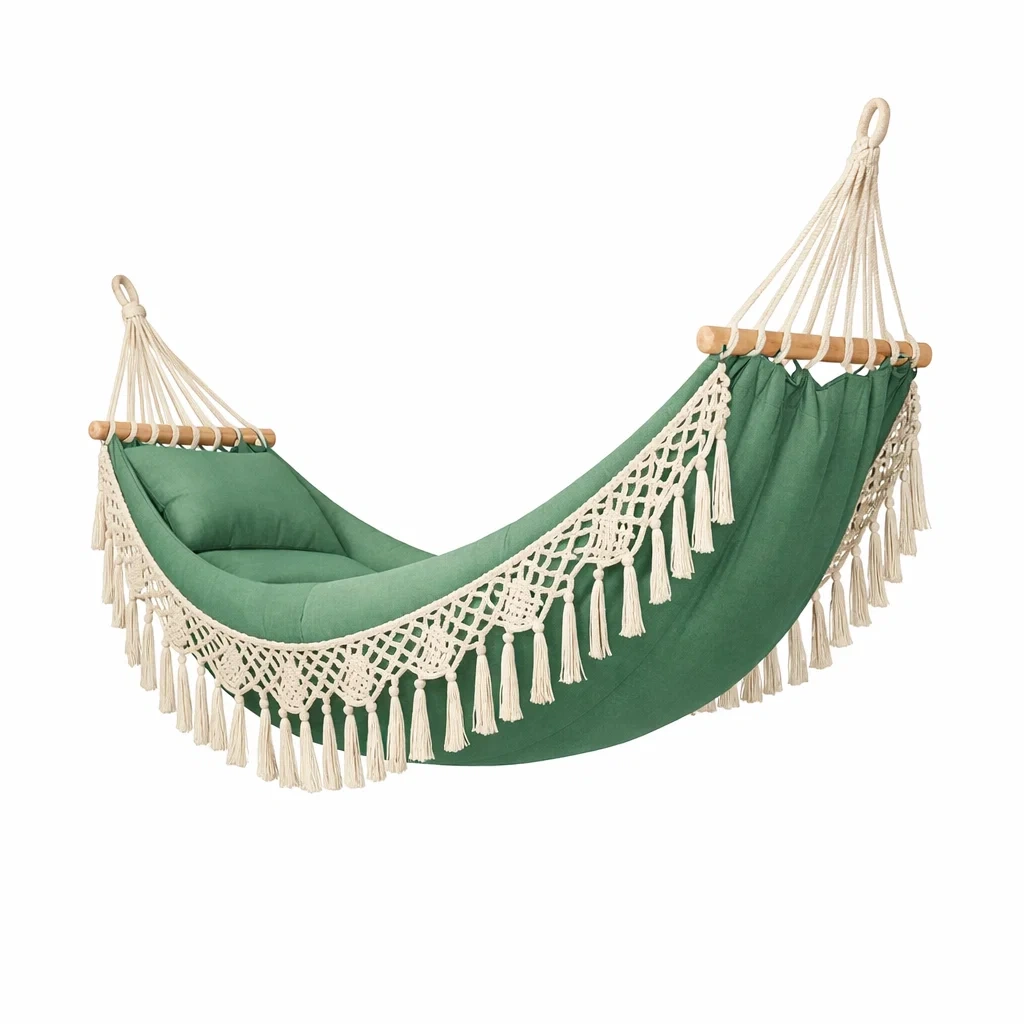 Classic Tassel Hammock Chair Style-modwoodly