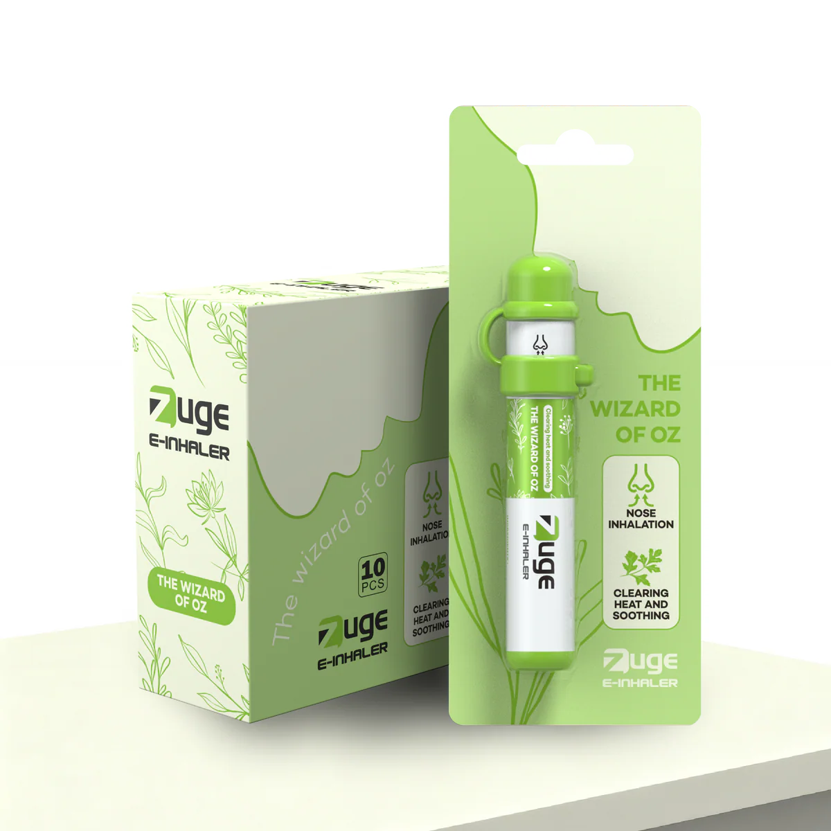 E-Inhaler-The Wizard of Oz
aromatherapy
Glycerin, Menthol, Peppermint Essential Oil, Blumea Balsamifera Extract