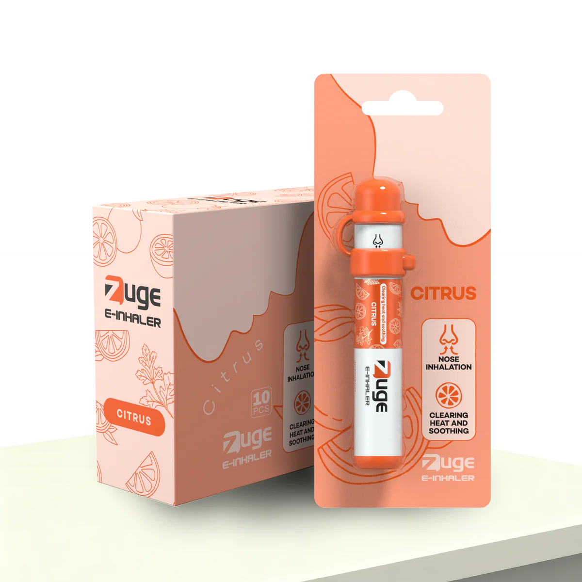 E-Inhaler-Citrus
aromatherapy
Glycerin, Menthol, Peppermint Essential Oil, Blumea Balsamifera Extract