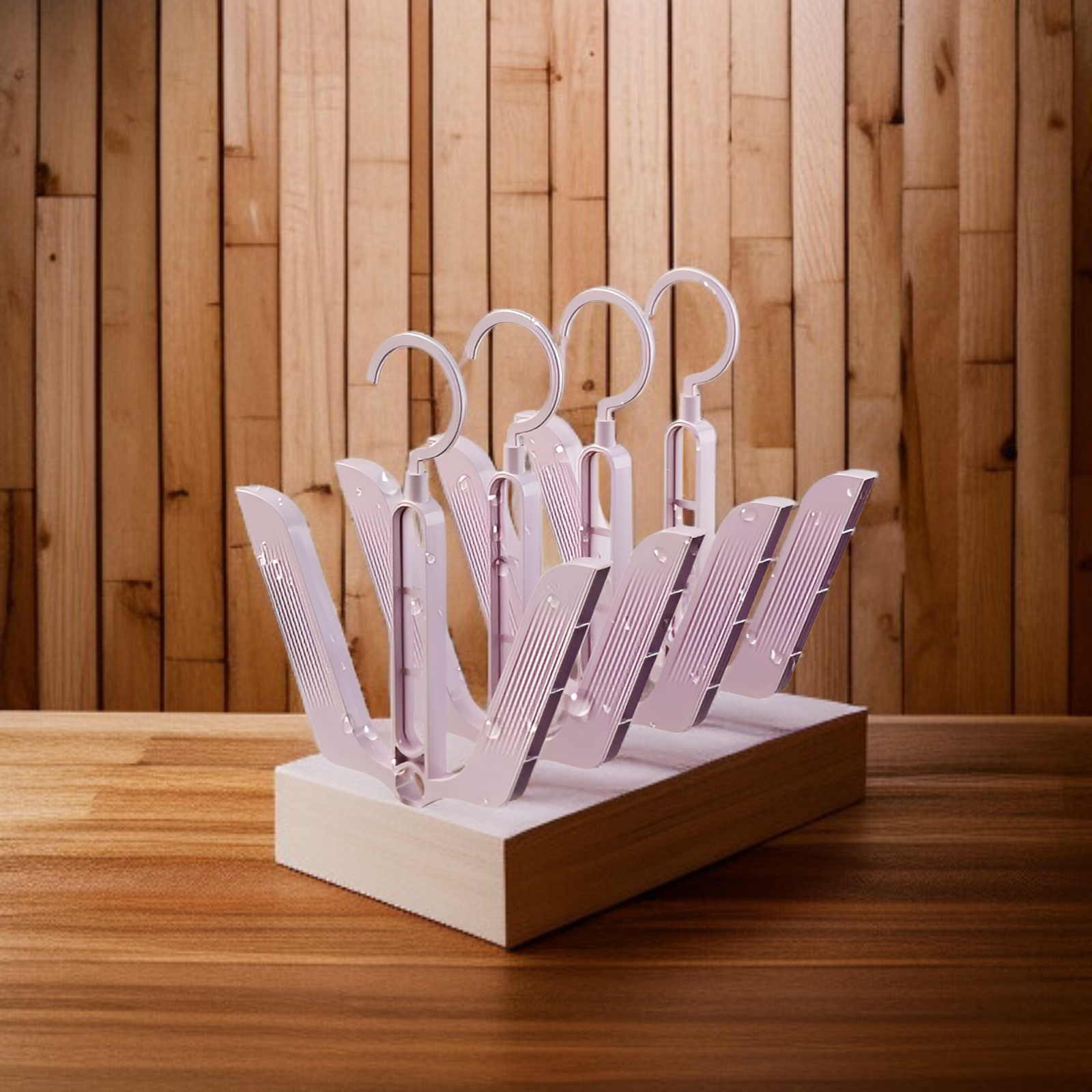 Plastic shoe hanging hooks for efficient shoe drying