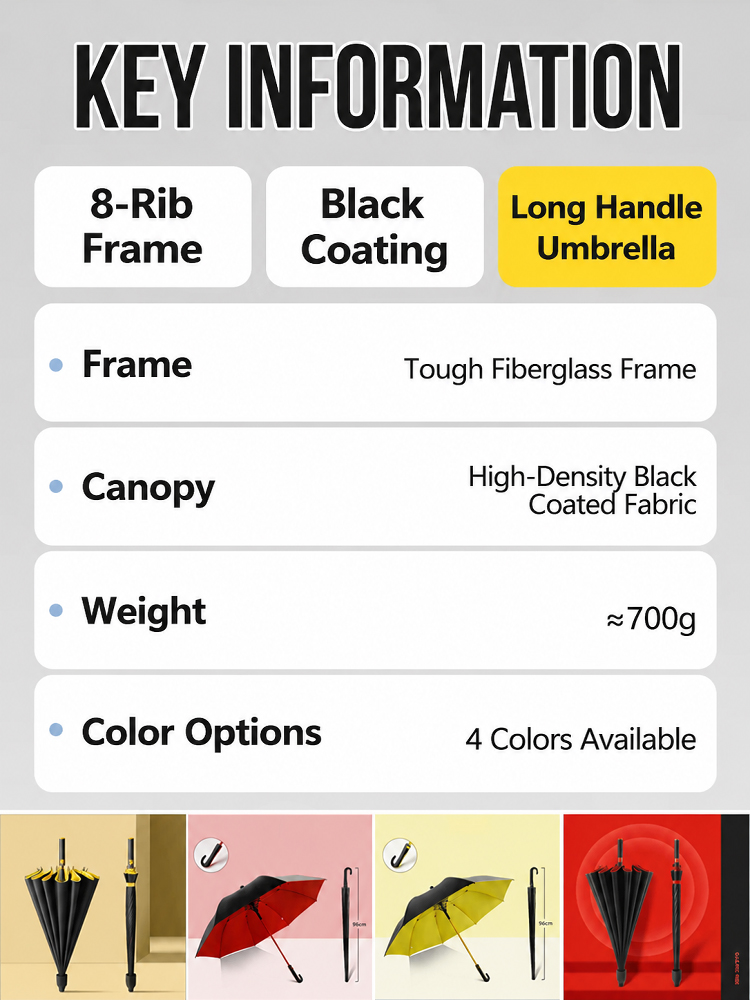 Typhoon-Proof & Storm-Resistant Reinforced Umbrella
