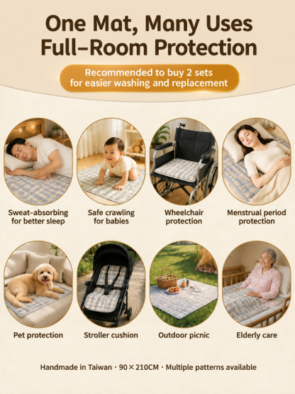 Sleeping Sweat-Absorbing Protective Mat