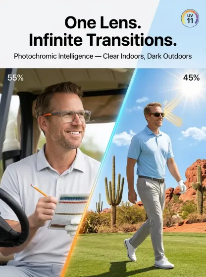 Ultra-light and comfortable anti-blue light presbyopia glasses