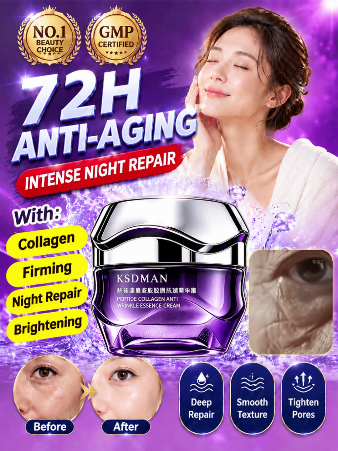 Peptide Collagen Anti-Wrinkle Essence Cream