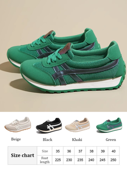 Breathable Color-blocking Platform Women's Shoes