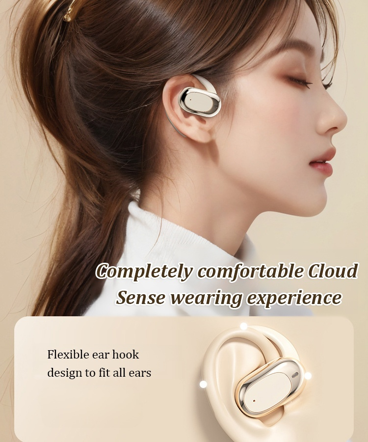 Wireless Bluetooth headset without ear hook