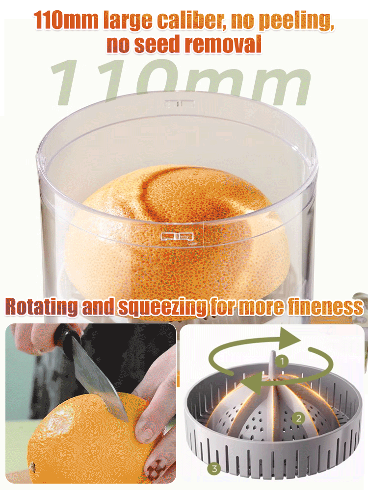 Fully automatic household electric juicer