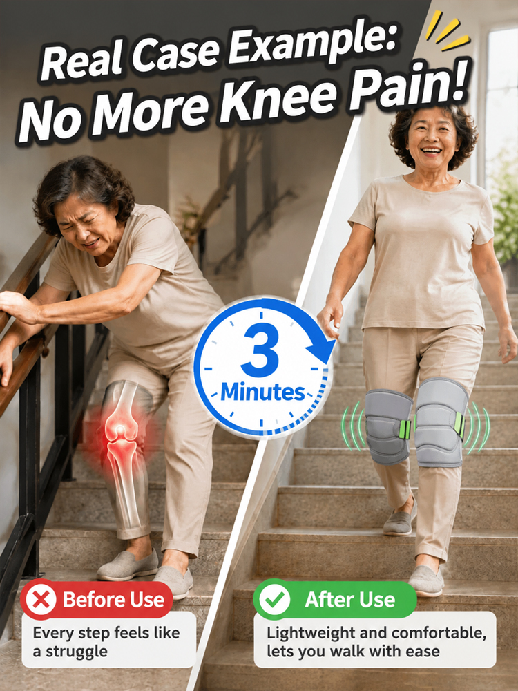 No-Slip, No-Binding Meniscus & Patella Knee Brace