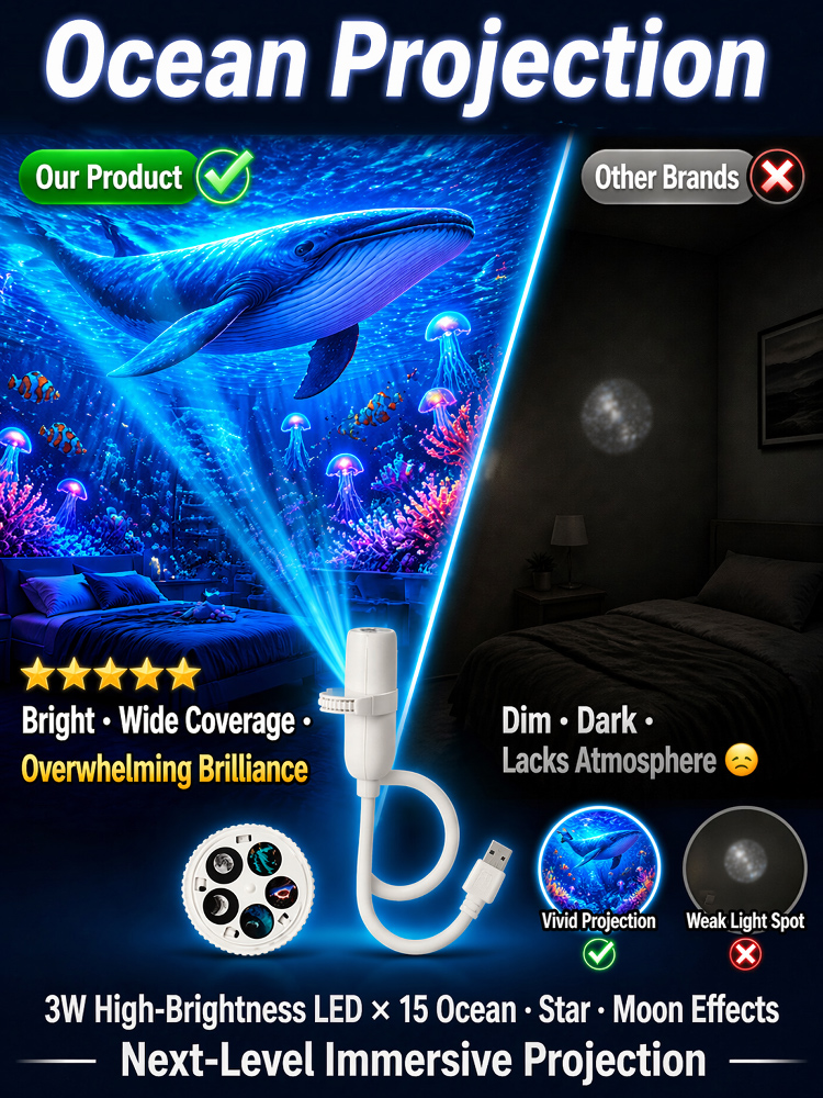 Creative deep sea projection lamp