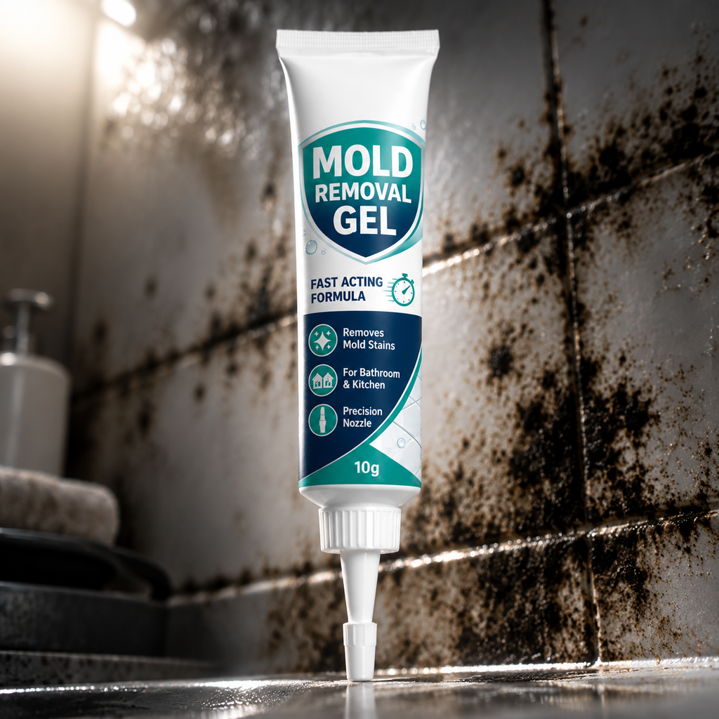 🧼✨ Erős Mélyrehatoló Penészeltávolító Gél Makacs és Régi Penész Ellen - Tiszta Szilikon és Fuga 🌿