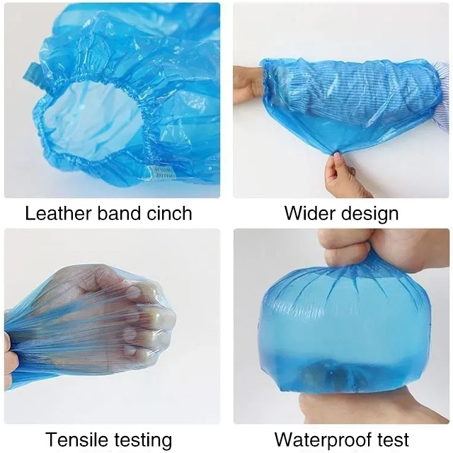 Waterproof and Oil Resistant Disposable Sleeves