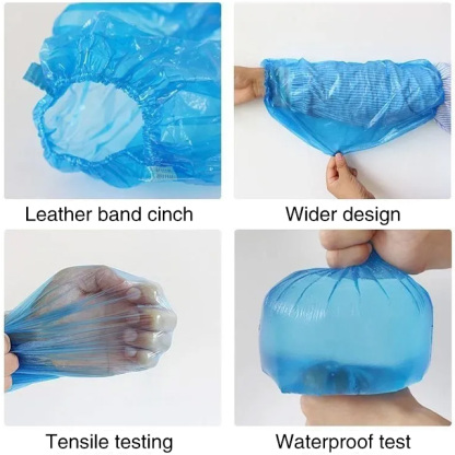 Waterproof and Oil Resistant Disposable Sleeves