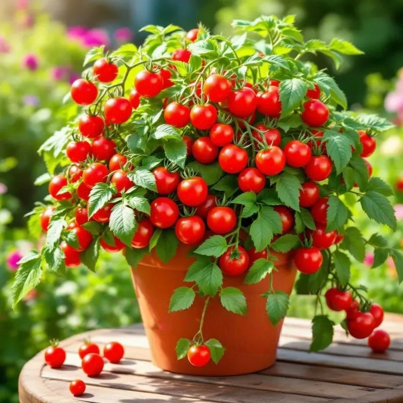 🍅🍅Семена от саксийни домати джудже