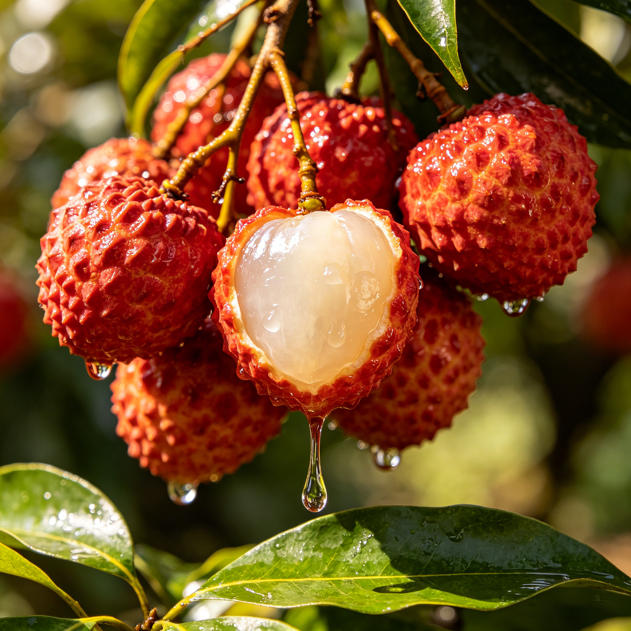 🍒 Nagy és lédús licsi magok házi kertbe, magas hozammal