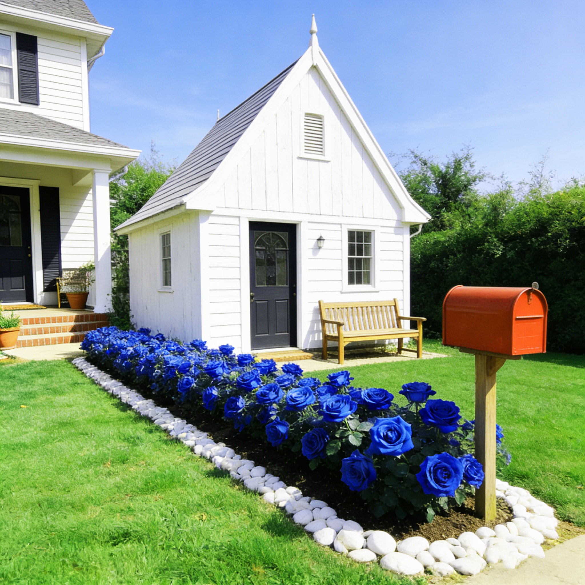 🌹Rare Heirloom Blue Rose Seeds