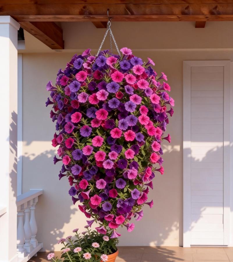 🔥Utolsó nap 60% KEDVEZMÉNY🔥🌺 UV-álló függő mű hajnalvirág (Ipomoea) inda