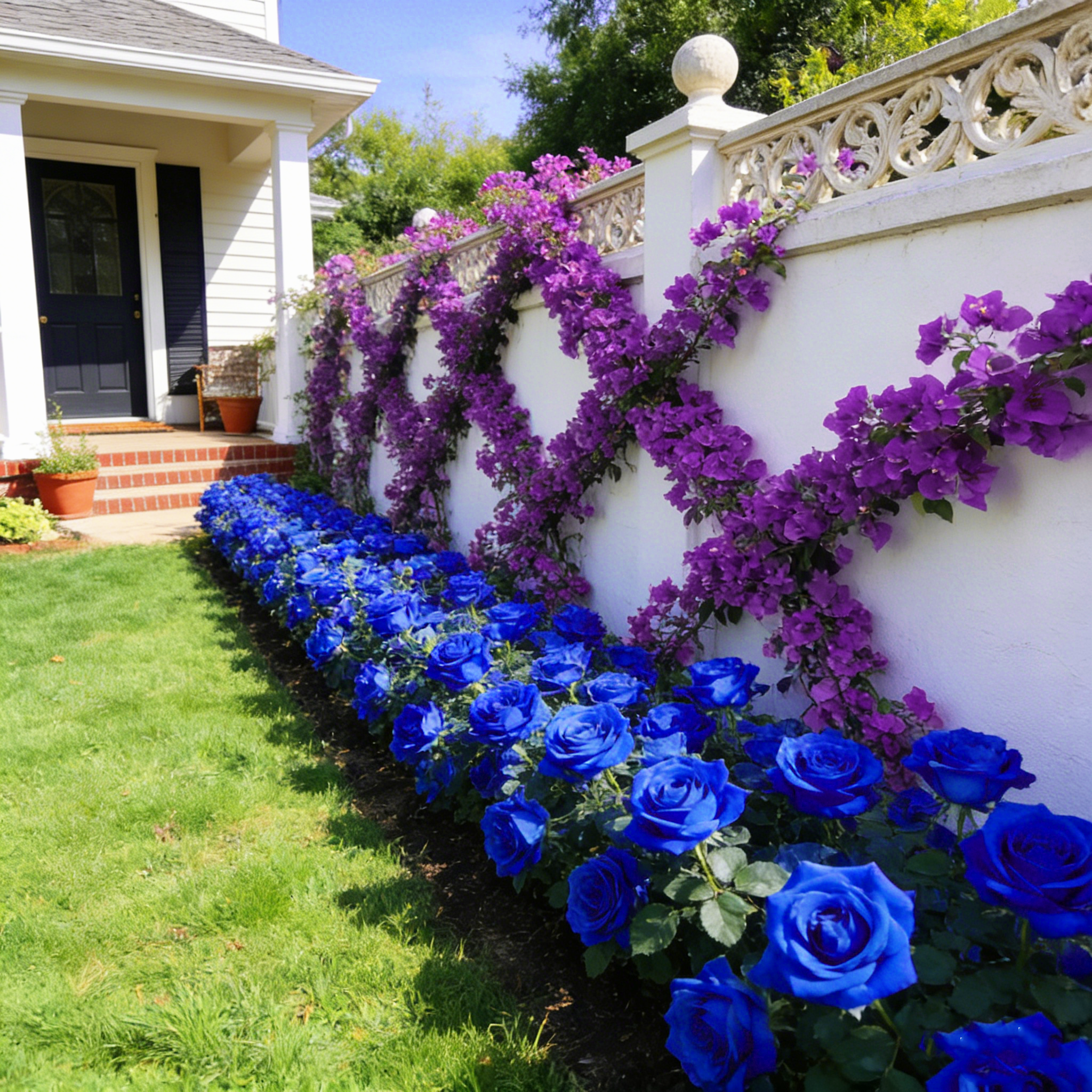 🌹Rare Heirloom Blue Rose Seeds