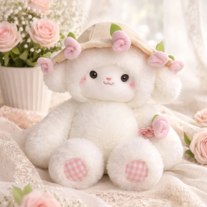 🌹Плюшена играчка Роза овца