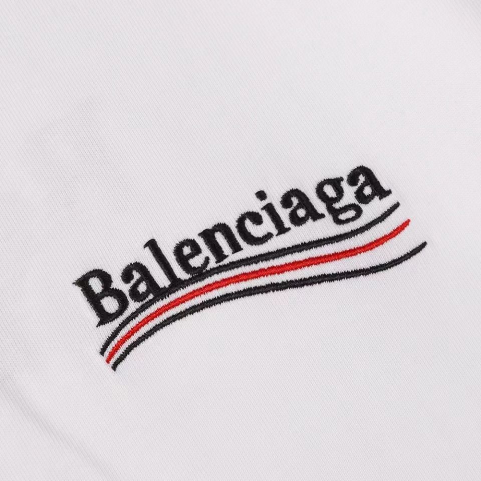 【BALENCIAGA】（バレンシアガ ）刺繍半袖Tシャツ 男女兼用