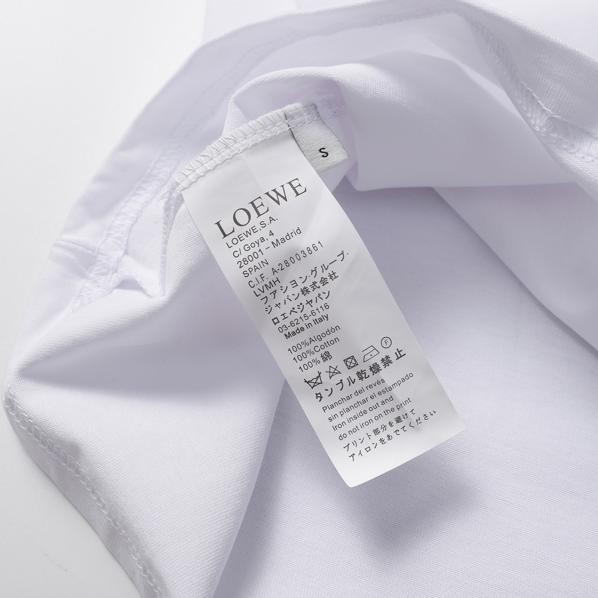 【LOEWE 公式旗艦店】（ロエベ）Tシャツ、ご好評に付き再入荷！