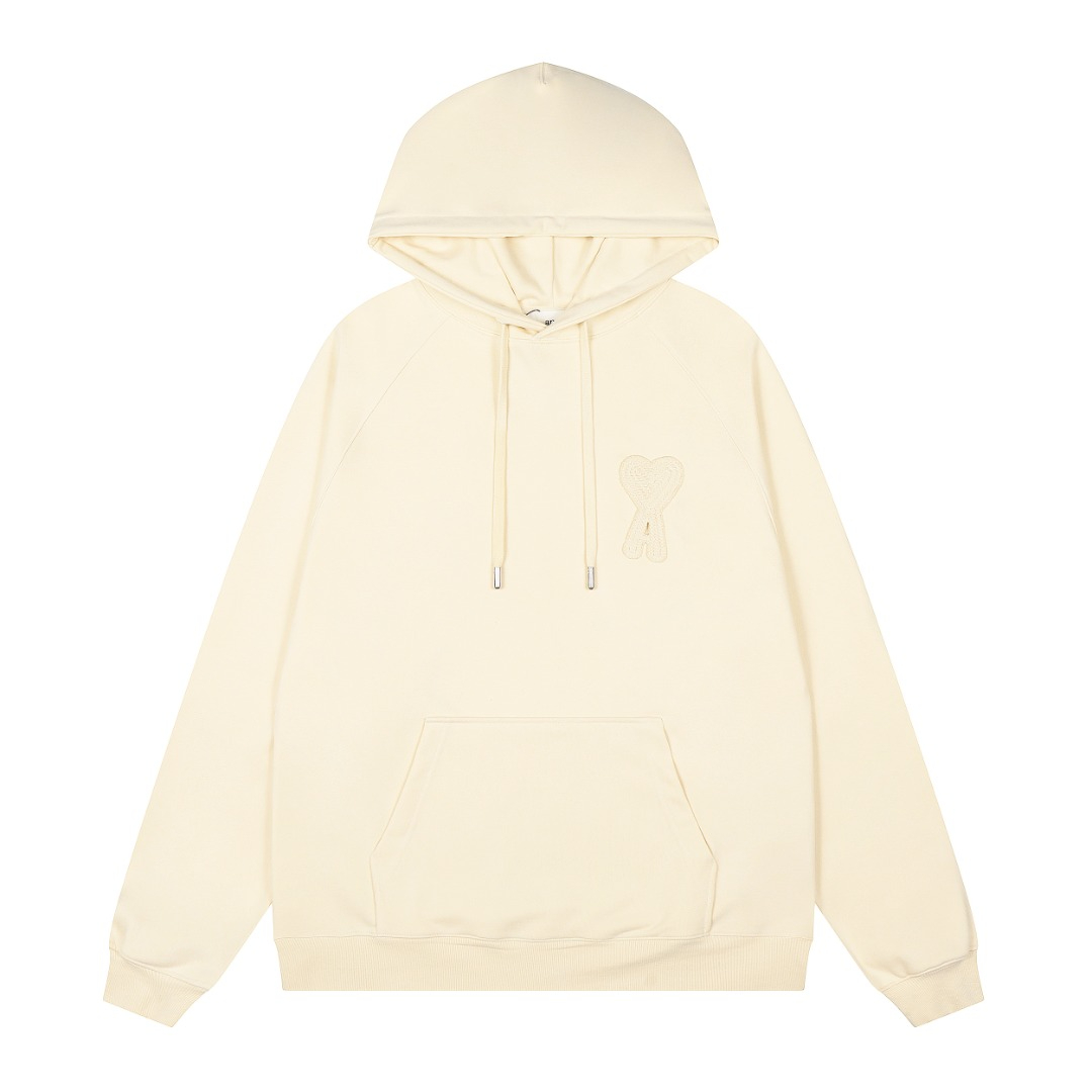  【AMI】刺繍パーカー