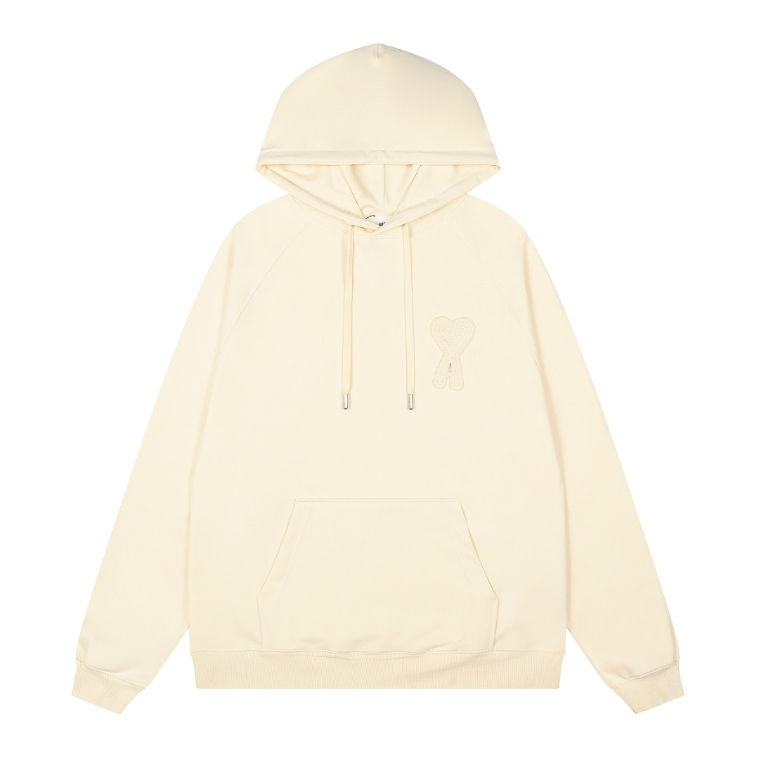  【AMI】刺繍パーカー