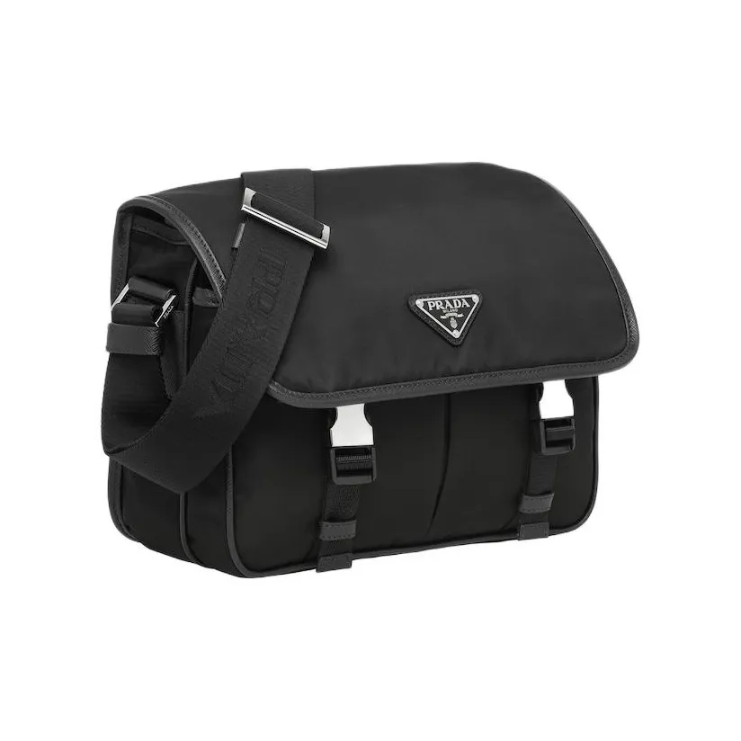 【PRADA公式旗艦店】プラダ Saffiano ショルダーバッグ 32*24*12cm