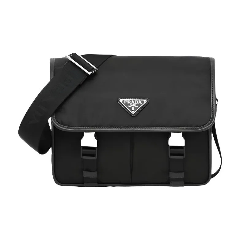 【PRADA公式旗艦店】プラダ Saffiano ショルダーバッグ 32*24*12cm