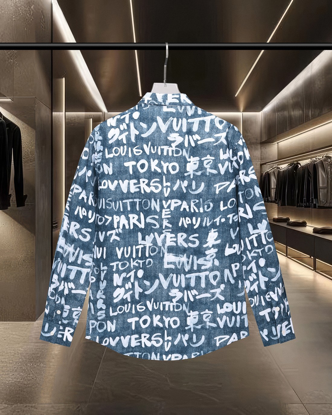 【LOUIS VUITTON】長袖シャツ