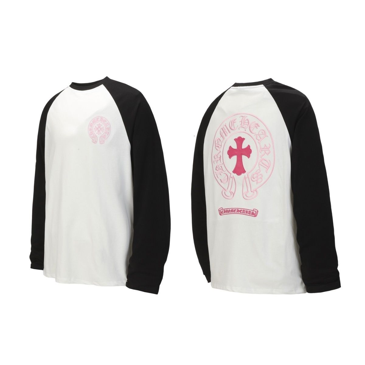 【CHROME HEARTS】刺繍長袖 T シャツ
