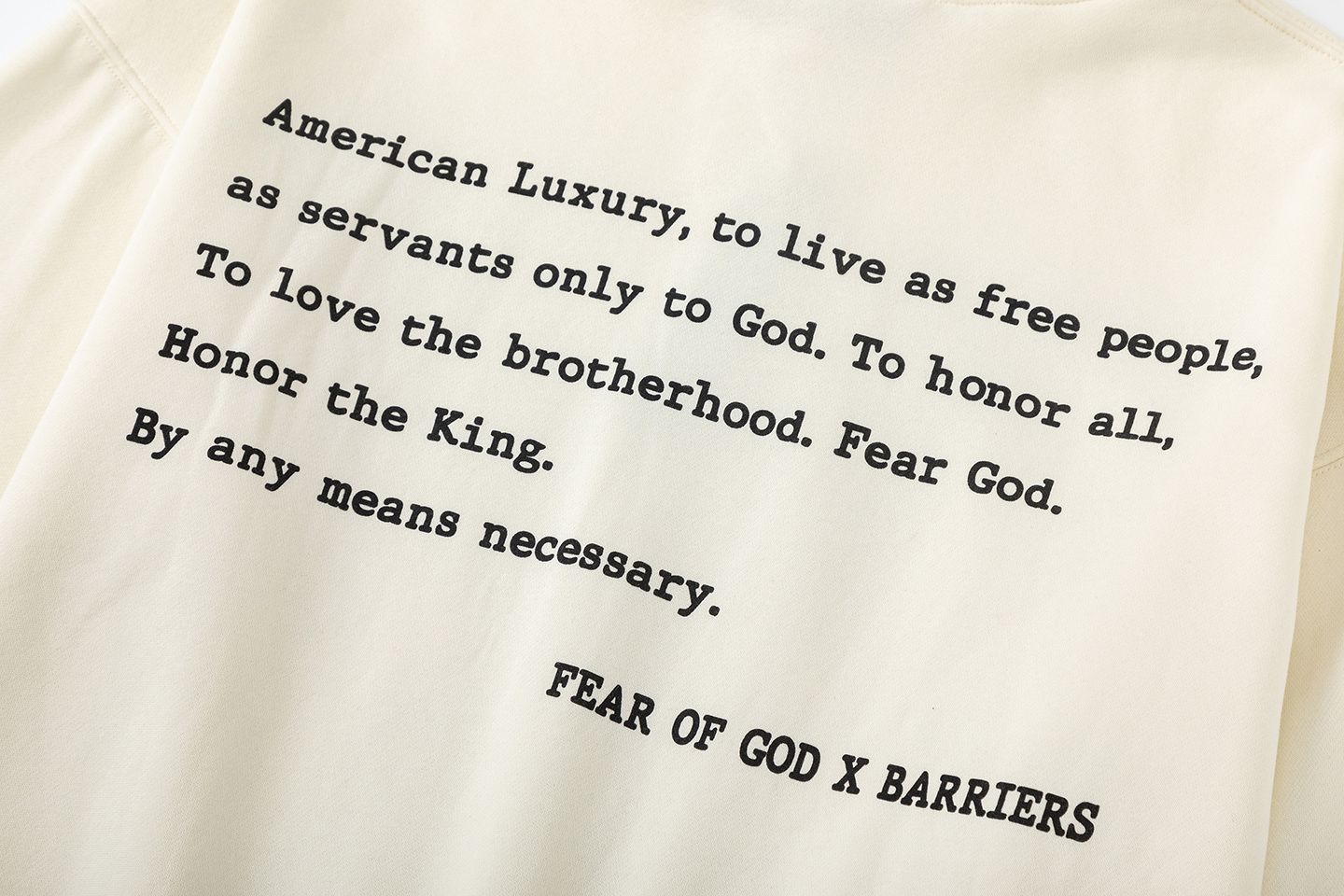  【FOG OF GOD】パーカー