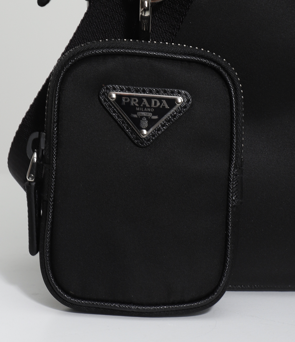 PRADA ☆ナイロンXサフィアーノレザー クロスボディバッグ