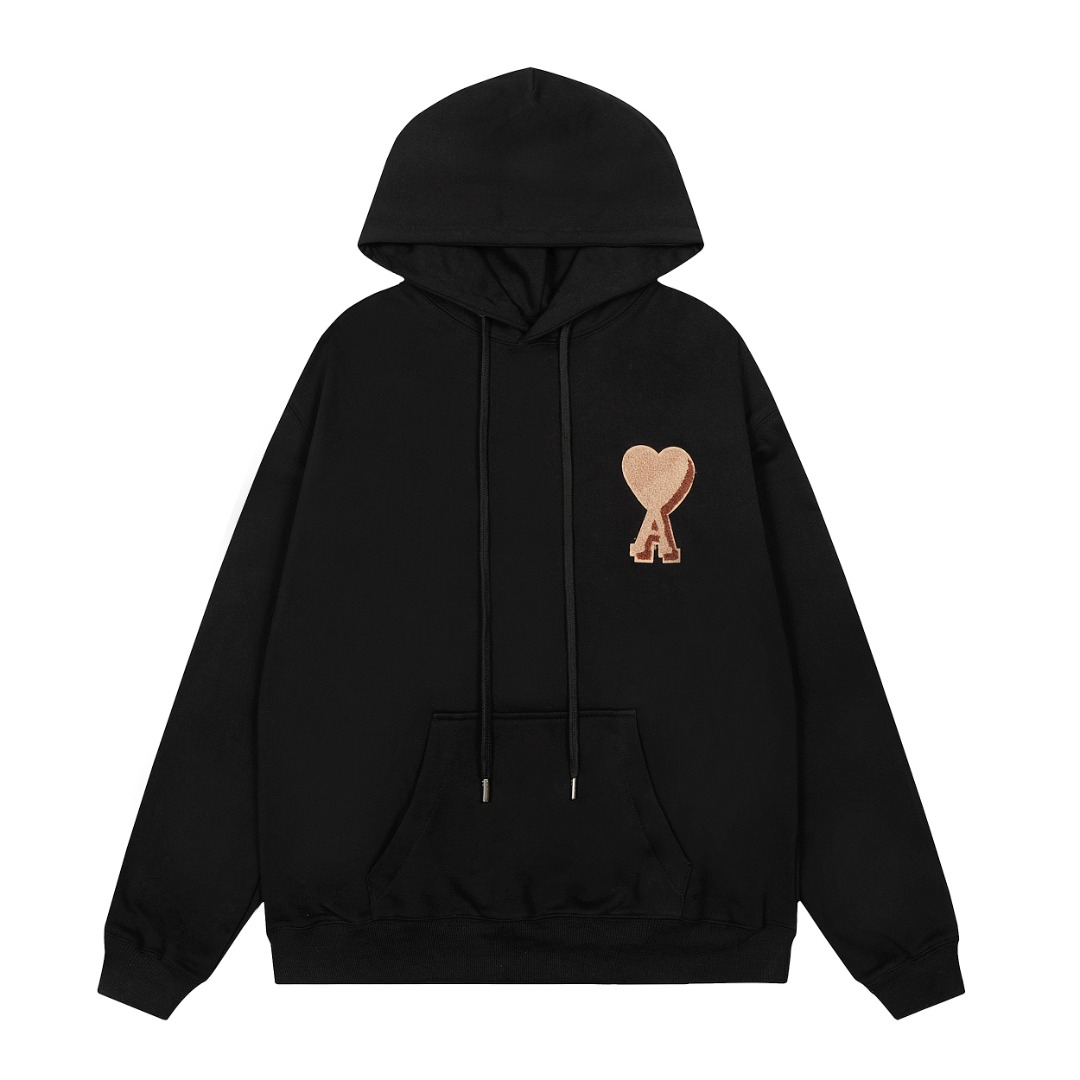  【AMI】刺繍パーカー