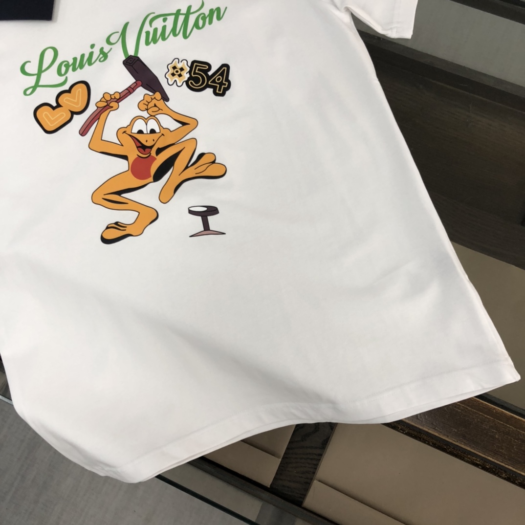 【LOUIS VUITTON】ルイヴィトン 半袖Tシャツ 男女兼用、ご好評に付き再入荷！