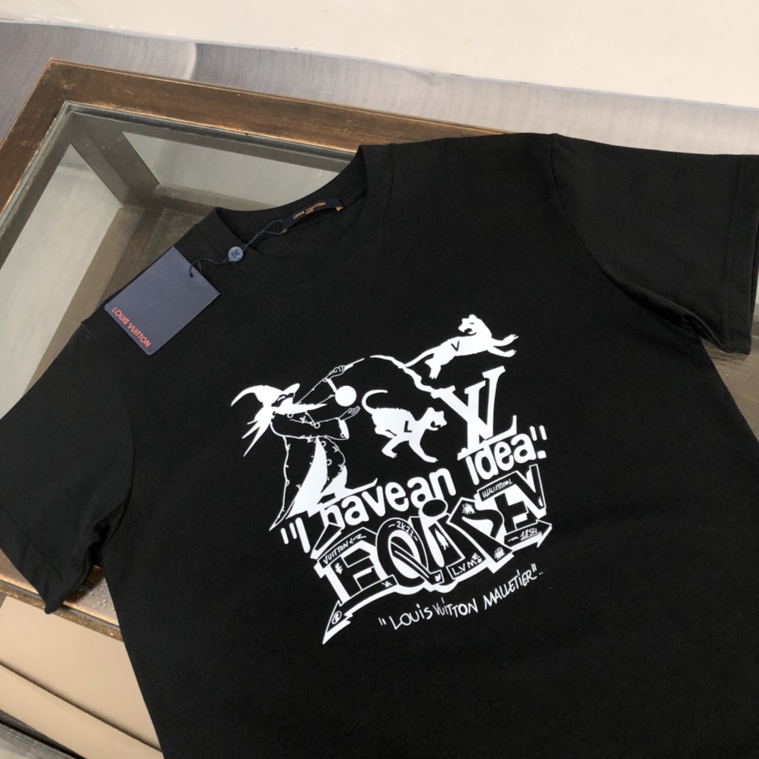 【LOUIS VUITTON】ルイヴィトン 半袖Tシャツ 男女兼用、ご好評に付き再入荷！