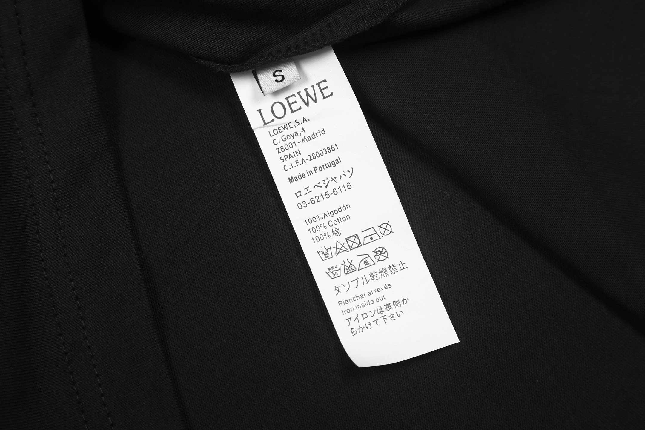 【LOEWE 公式旗艦店】（ロエベ）半袖Tシャツ、ご好評に付き再入荷！