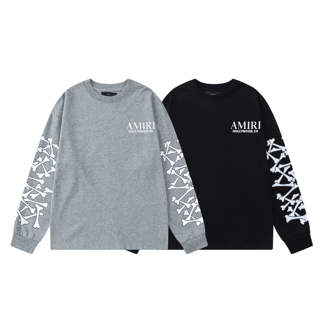 【AMIRI】丸首長袖 T シャツ