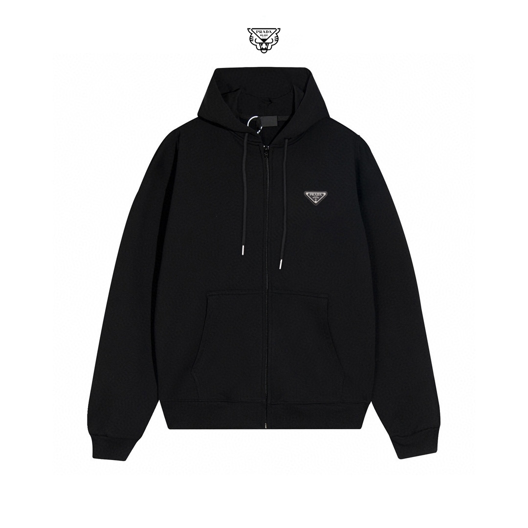 【PRADA】ジップアップパーカー