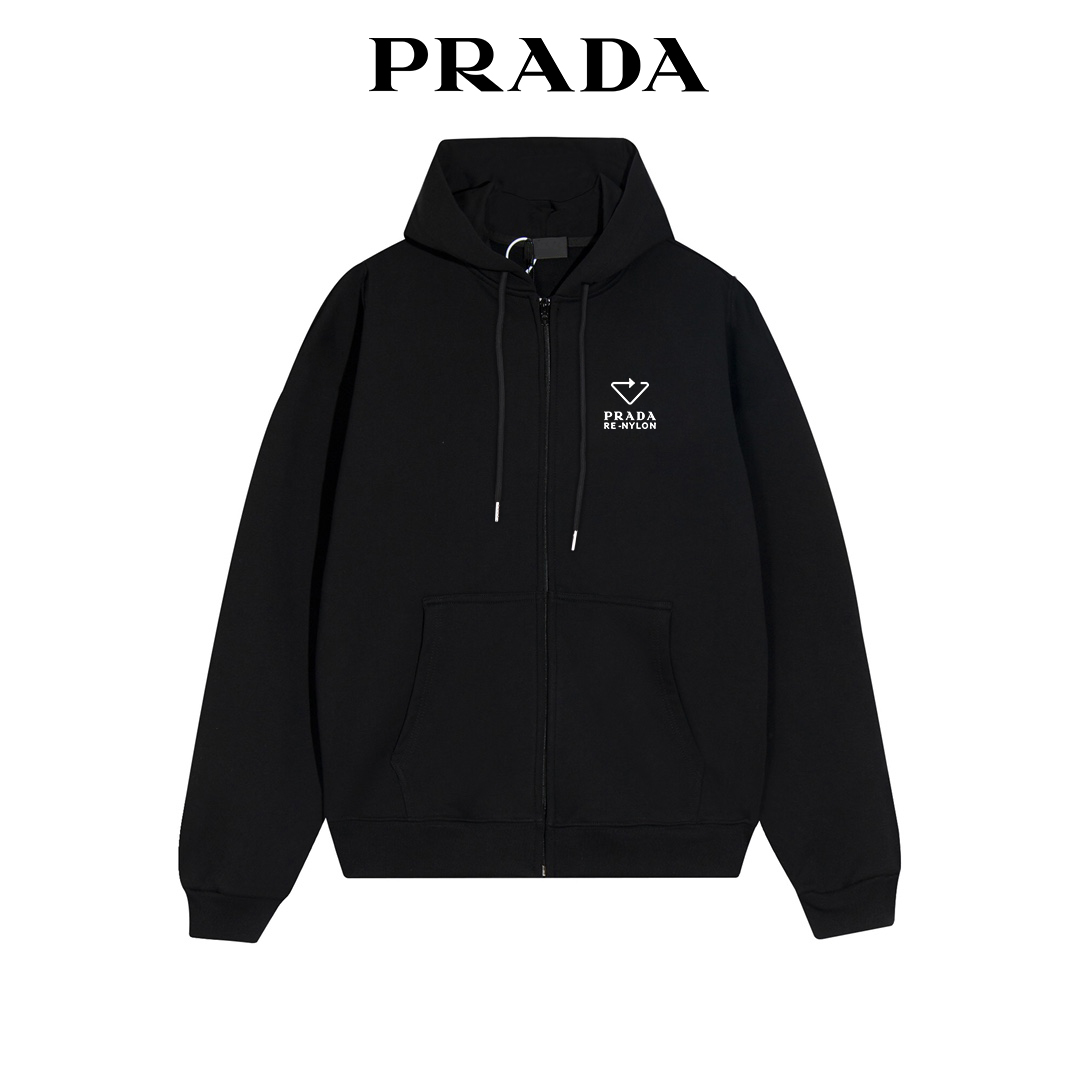 【PRADA】ジップアップパーカー