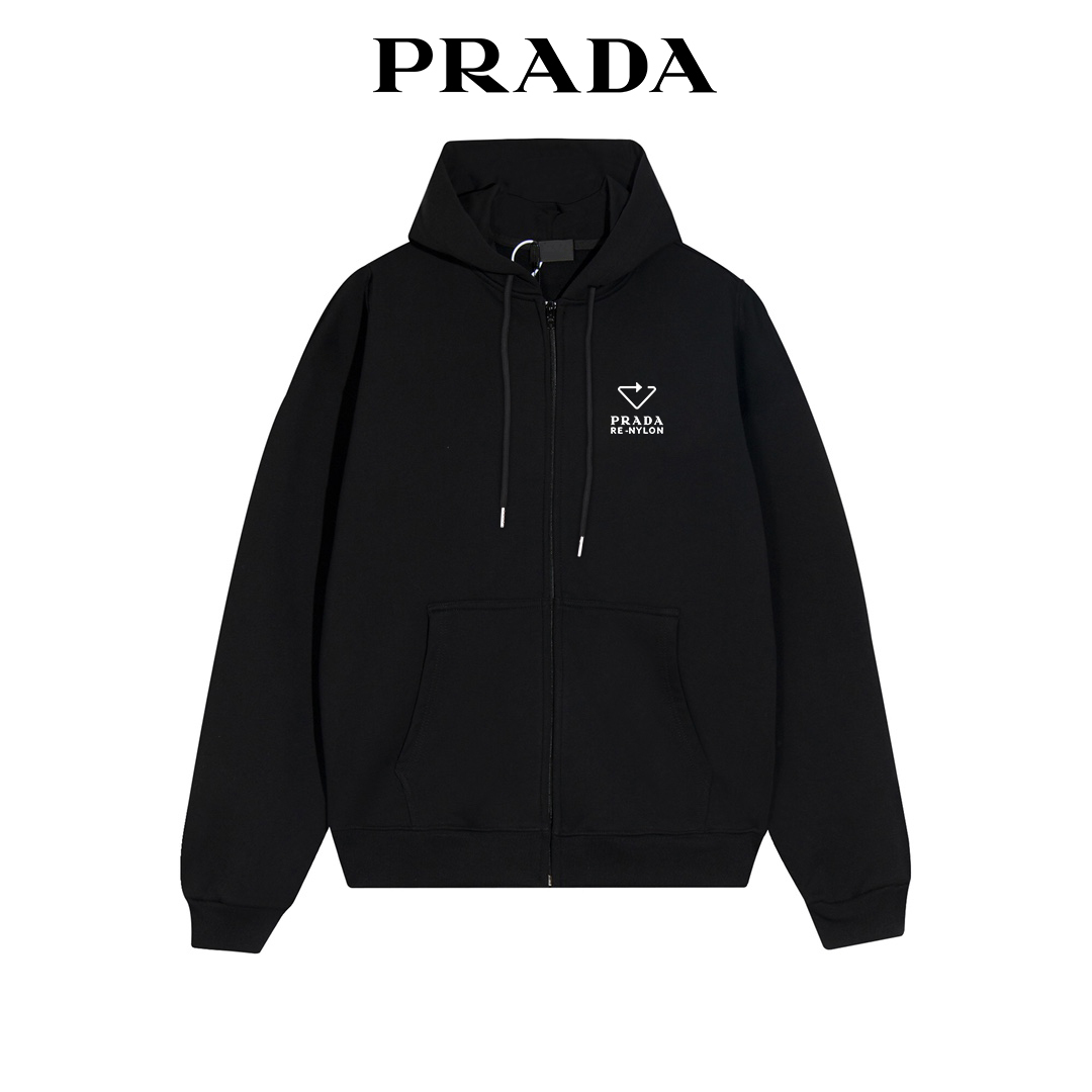 【PRADA】ジップアップパーカー